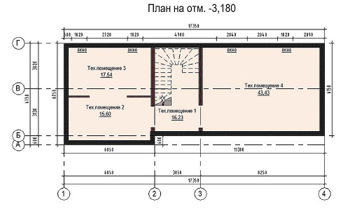 Проект дома из кирпича «Lids»