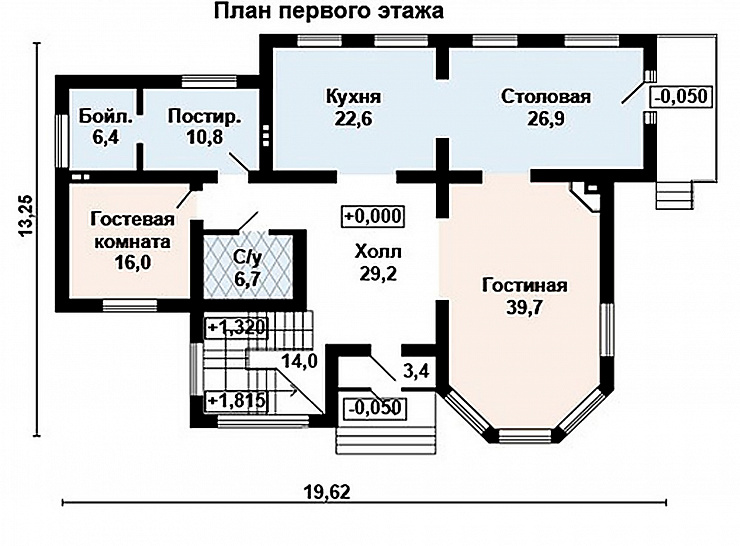 Проект дома из кирпича «Валенсия»