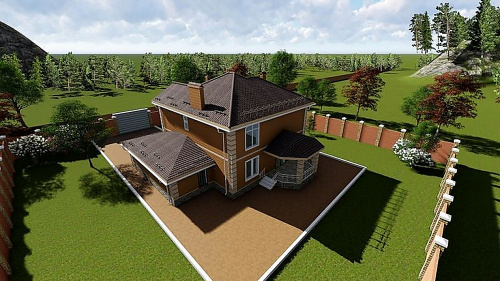 Проект дома из кирпича «Эдинбург»