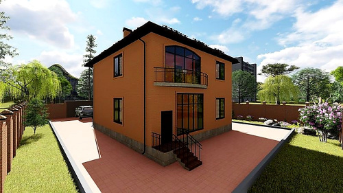 Проект дома из кирпича «Каталония»