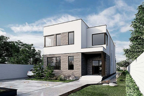 Проект дома из кирпича «Монтефрио»