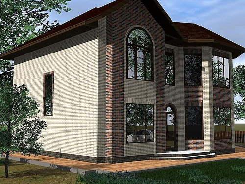 Проект дома из кирпича «Краков»