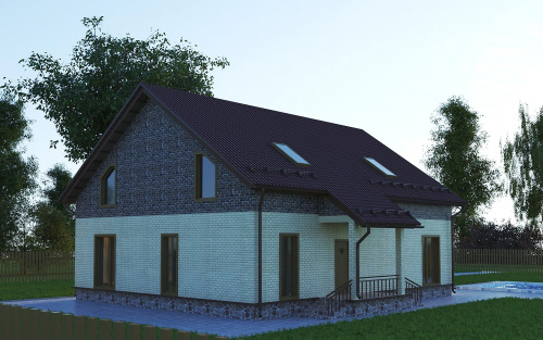 Проект дома из кирпича «Bayersdorf»